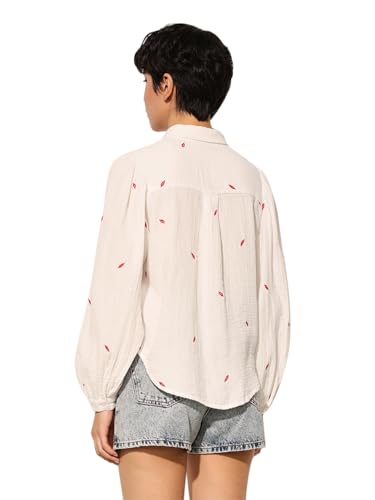 ONLY Women Regular Fit White Shirt