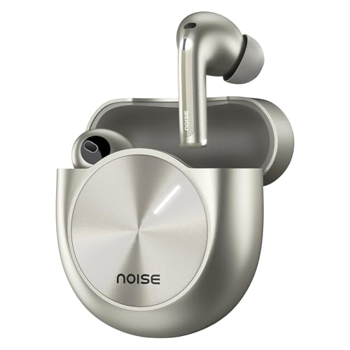 Noise Master Buds, Sound by Bose in-Ear Bluetooth Earbuds, Up to 49dB Adaptive ANC, LHDC 5.0, Immersive Spatial Audio, 44H Playtime with 6 mic ENC, Dual Pairing, IPX5 Ear Buds TWS (Titanium)