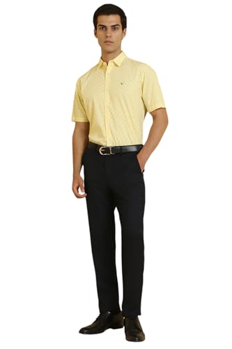 Allen Solly Mens Shirt ASSHQSPFK02900 Yellow