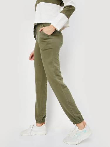 Max Women's Regular Fit T-Shirt (SU24YCPSC06OLIVE Green_Olive