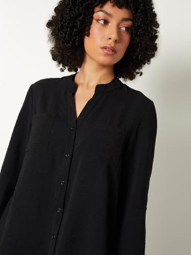 Women Textured Blouse (Black_L)