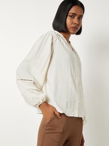 Max Women's Regular Shirt (RUS03B_Ivory