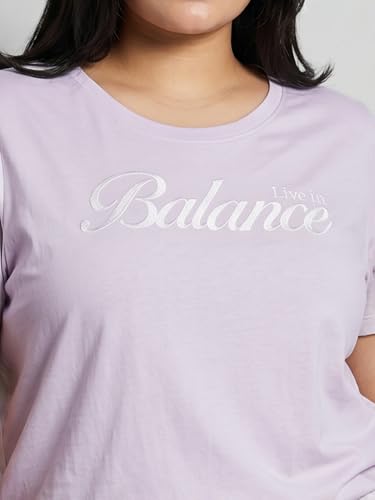 Max Women Printed T-Shirt (Purple_4XL)