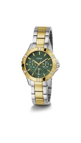 GUESS Analog Green Dial Women's Stainless Steel Watch-GW0723L1