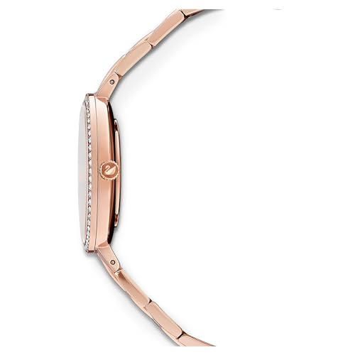Swarovski Stainless Steel Women Cosmopolitan Analog Watch Metal Bracelet, Rose Gold Tone, Rose-Gold Tone Pvd 5517803, Band Color-Rose Gold