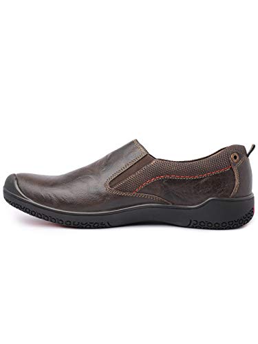 Buckaroo Genuine Leather Brown Casual Shoes for Men: KARWAN New