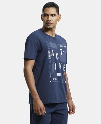 Jockey Men's Cotton T-Shirt 2718_Navy_XL
