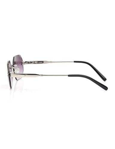 Fastrack Sunglasses |OCTAGON Silver |UV protected | Large