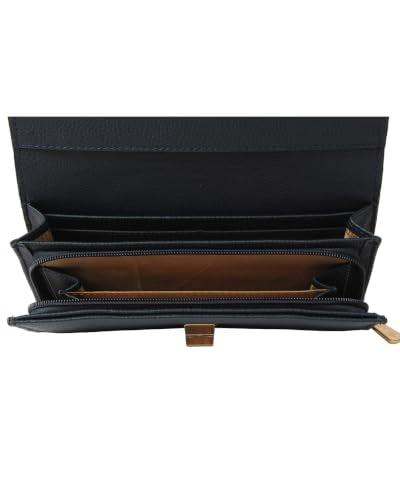 Carlton London Women Wallet,Navy,Free Size