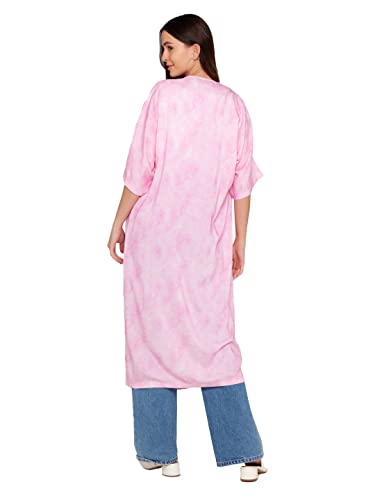 Zink London Pink Tie and Dye Women's Shrug