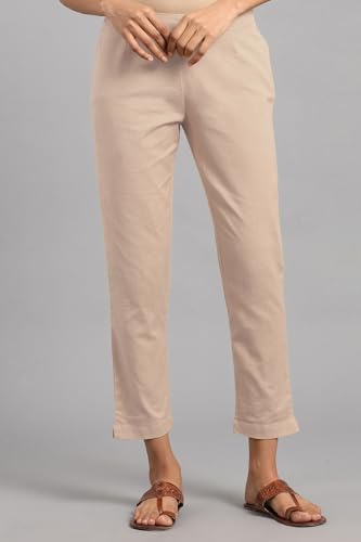 W for Woman Trouser Combo (Pack of 2) (Size: 2XL)-VCB2W-10001 Beige