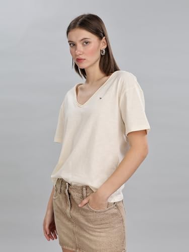 Women Beige Printed Tshirts
