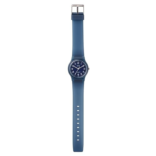 Citizen Q&Q Wristwatch, Analog, Waterproof, Urethane Strap, Navy × Skeleton