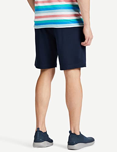 Jockey Men's Straight Fit Shorts (AM14_Navy_Large)