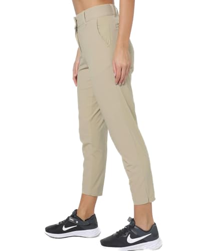 AS W NK DF Tour PANT-LIMESTONE/BLACK-DO6786-250-M