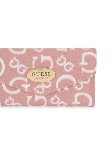 Guess Women's Pink Printed Wallet| Ladies Purse Handbags | Gift For Ladies