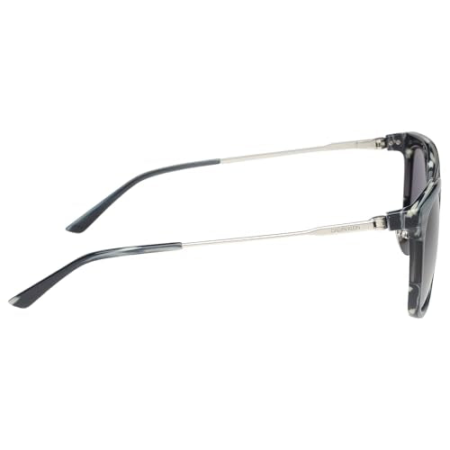 Calvin Klein|Blue Full Frame Square Sunglasses|100% UV Protected (Uv 400) Blue Lens|Men's|Large|Ck 18719 420 56 S