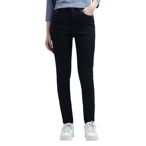 U.S. POLO ASSN. Women Super Skinny Fit Blue Jeans (UWAW24JEN212_Blue_34)
