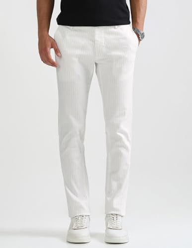 Arrow Men White Casual Trouser_ASAETRO2988_38