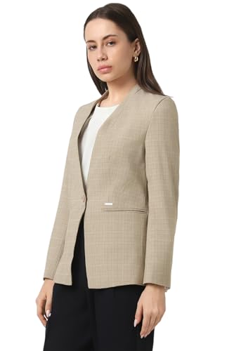 Van Heusen Women's Blazer (VWBZCRGPV42356_Beige