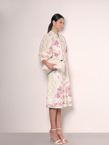 VERO MODA Women's Fit and Flare White Dress