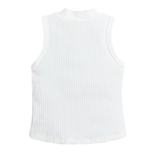 Hopscotch Polyester Girls Solid Blouseskirt Set In White Color For Ages 3-4 Years