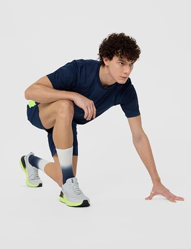 Puma, Unisex-Adult, Hypnotic Res, Cool Light Gray-Black-Yellow Alert, Sneaker, 10UK, (40221008)