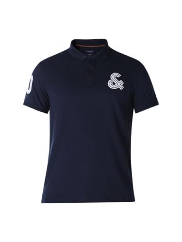 Jack & Jones Men Logo Branding Knitted Polo Tshirt