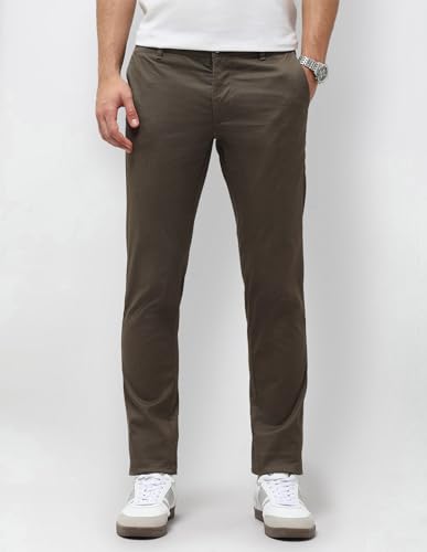 U.S.Polo Association Men's Slim Fit Textured Trousers
