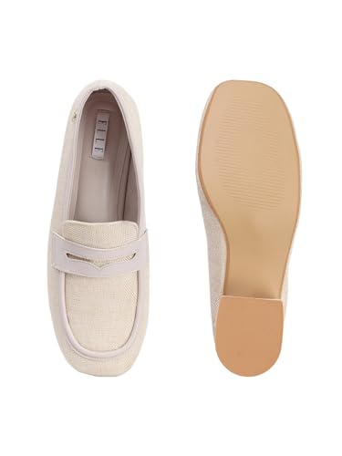 ELLE Women Fashion Pump,Cream,UK-3