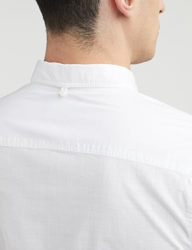 Allen Solly Men's Solid Slim Fit Shirt (ASSFQMOBZ43301_White_42)