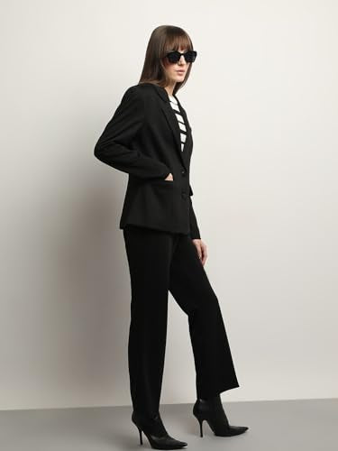 VERO MODA Women's Regular Fit Black Blazer