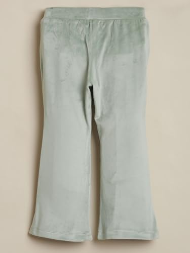 Girls Green Solid Trousers
