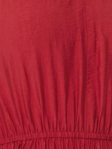 Max Women Solid A-line Dress (Red_XS)