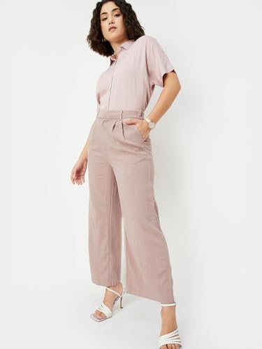 Max Women's Regular Trousers (BTM3605_Blush