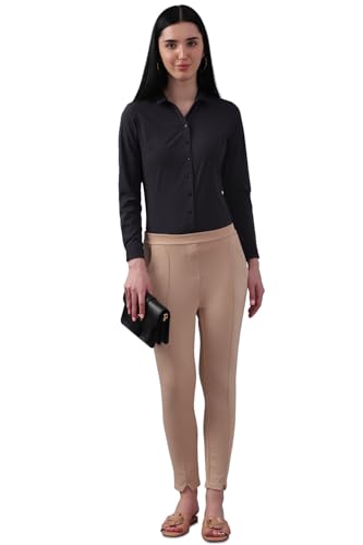 Allen Solly Women Purple Solid Long Sleeves Shirt