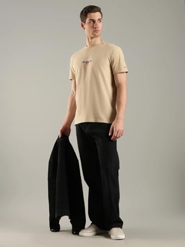 S26JMKT320 Beige Mens T-Shirt