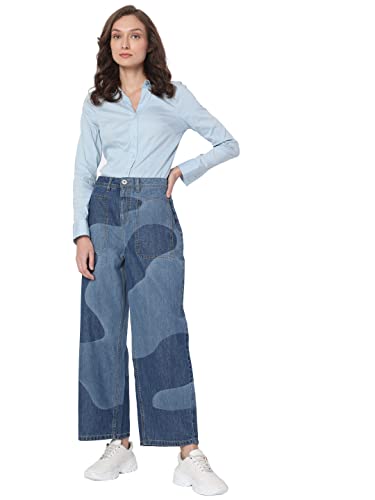 VERO MODA Mom fit Jeans (190544501_Dark Blue_30)