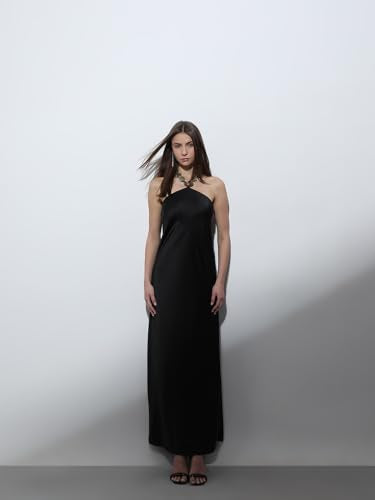 Vero Moda Women's A-Line Black Dress