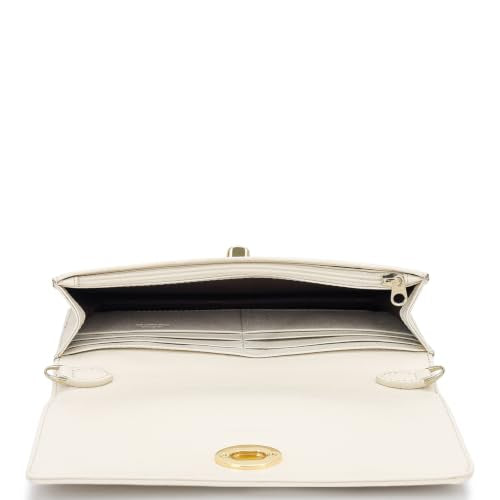 Da Milano Premium Leather Wallet for Women | Multi Compartment Travel Wallet - Marshmallow White