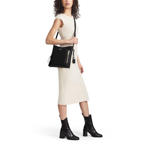 TUMI Voyageur Tyler Crossbody, Black/Gold, One Size, Voyageur Tyler Crossbody