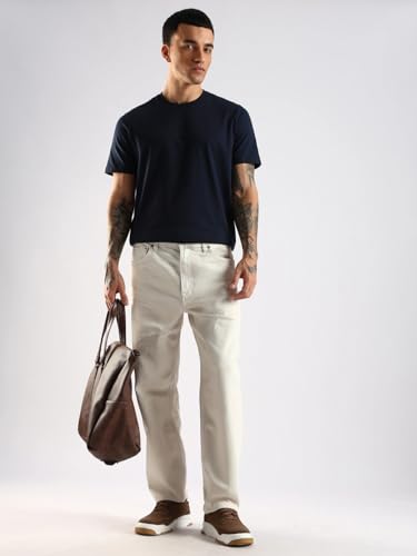 Calvin Klein Jeans Men's Tapered Jeans (4RD714G0R6_Washed Bone