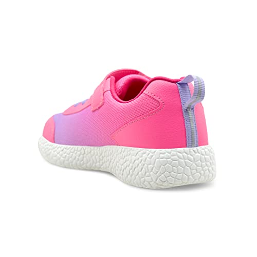 KazarMax Unisex-Child Pink & Purple Sports Shoes -3 UK