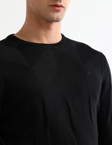 Arrow Men's Regular Fit Textured Sweater