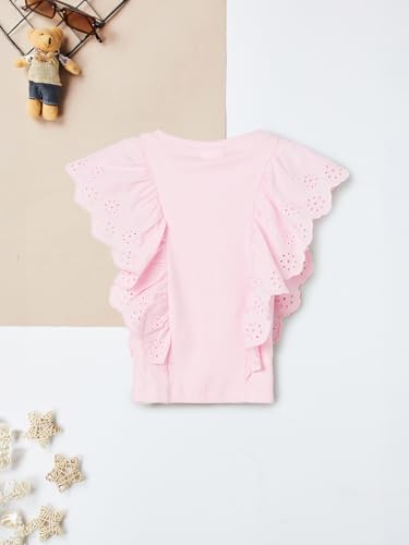 Max Girls Schiffili Top(Pink_3-4 Y)
