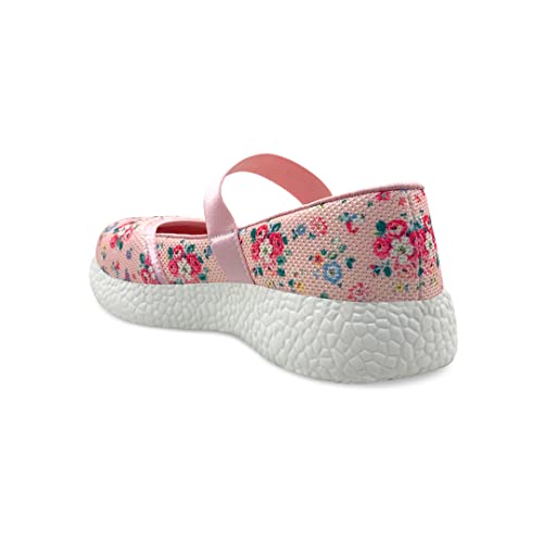 KazarMax Kids Girl's Peach Ballerinas - 3 UK