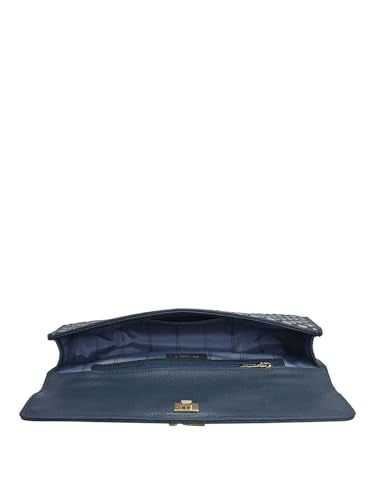 Da Milano Genuine Leather Blue Clutch (Small)