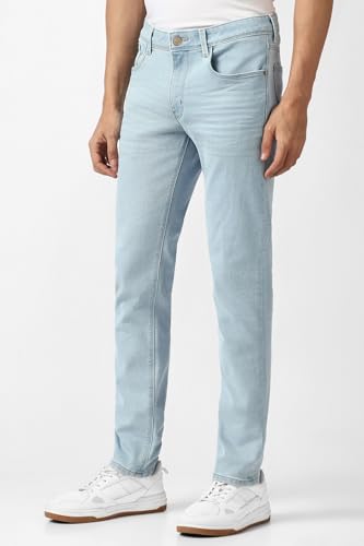 Van Heusen Men's Regular Jeans (VXDNCRKFC55698_Light Blue