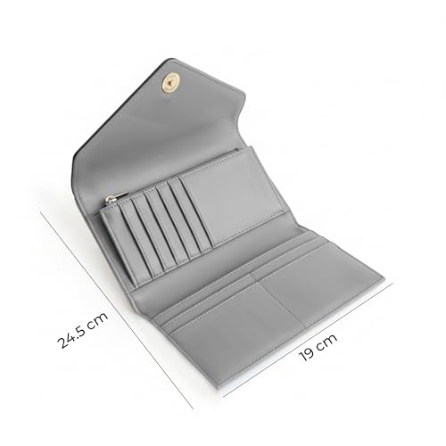 Carlton London Women Wallet,Grey,Free Size