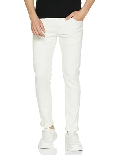 Pepe Jeans Men's Slim Jeans (PM207921E701_White Rinse